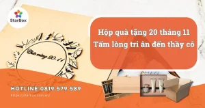 hôp quà 20 tháng 11 dành cho thầy cô quý yêu