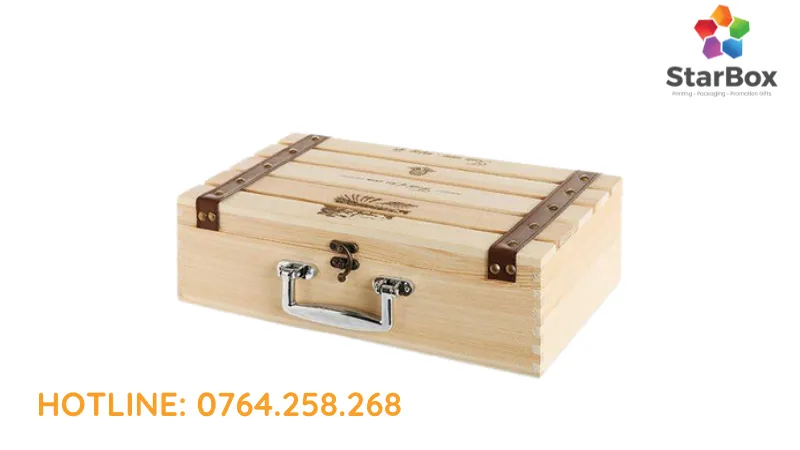 Màu hộp quà gỗ tự nhiên