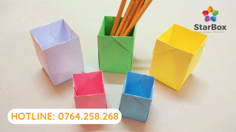 Mẹo để hộp quà hình vuông thêm đẹp