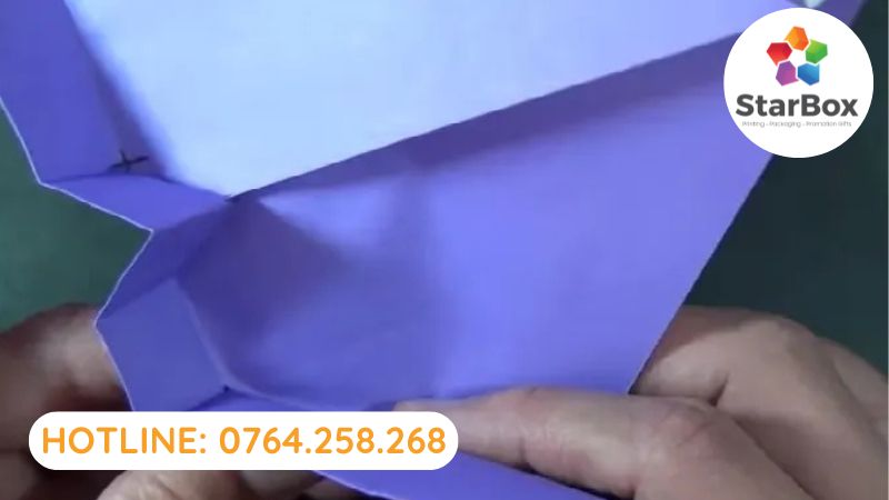 Tạo thành các cạnh hộp