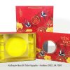Hộp cửa sổ đựng tổ yến có sẵn màu đỏ ép kim